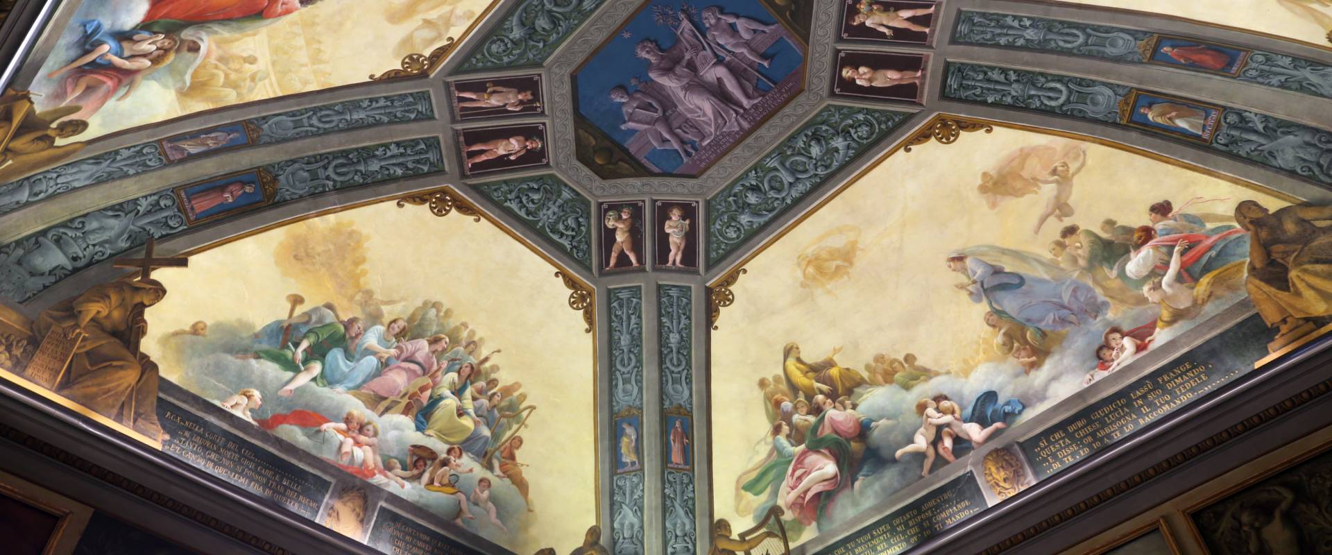 Parma, biblioteca palatina, sala di dante, decorata da francesco scaramuzza, 1843-57, 02 photo by Sailko